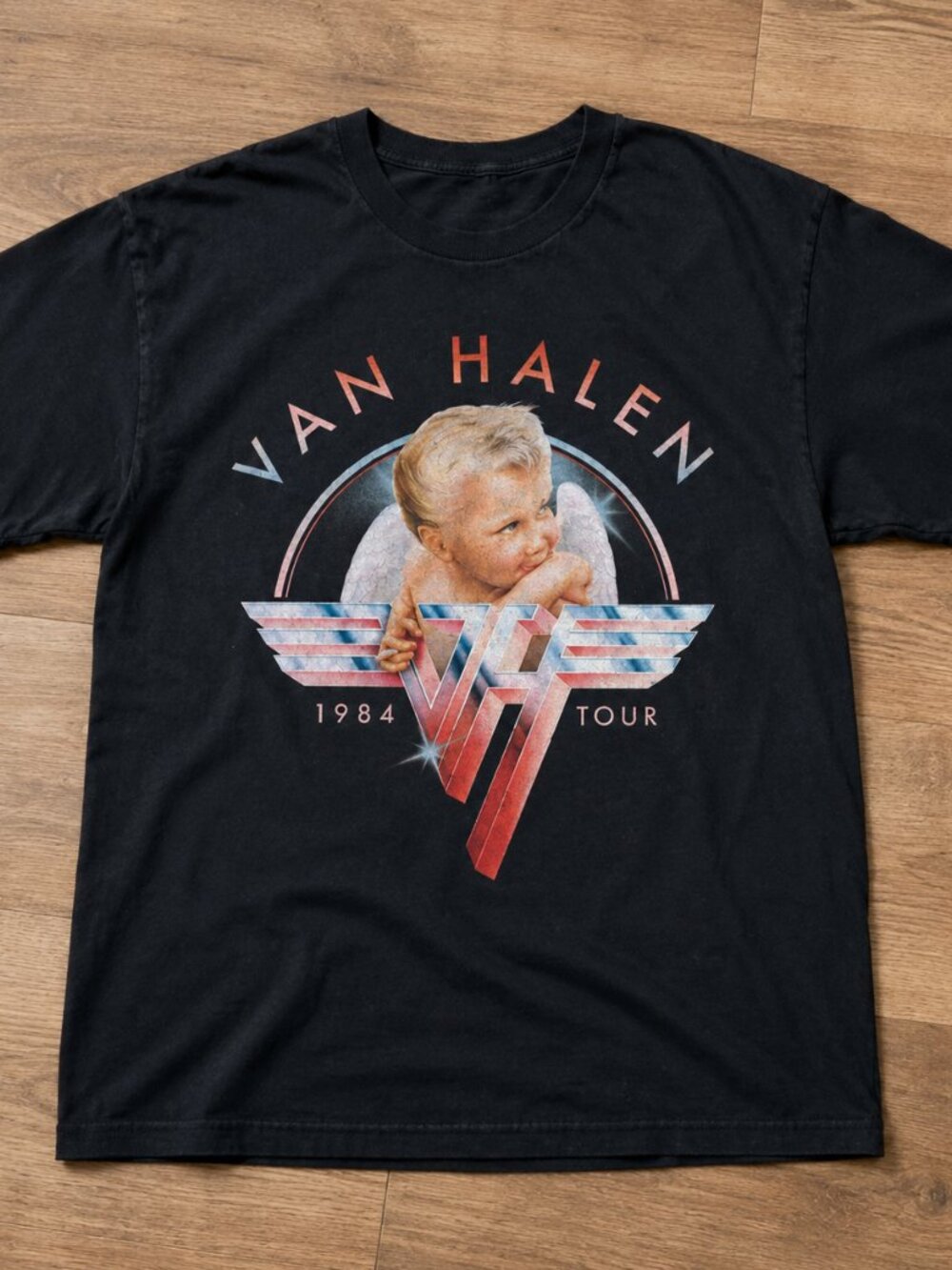 Van Halen Tour Retro Classic Rock Band Graphic T-Shirt